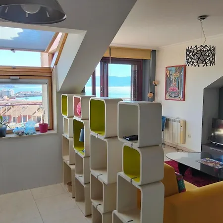 Oasis Costero Espectacular Terraza Y Vistas De Toda La Ria A 50 Metros De La Playa De Silgar アパート