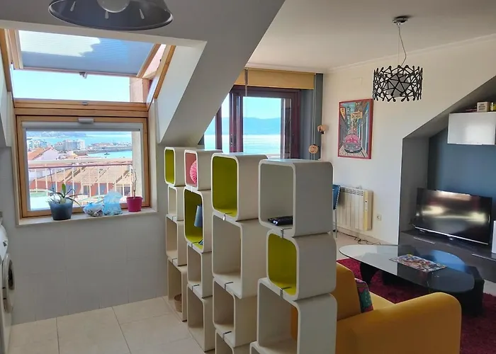 Oasis Costero Espectacular Terraza Y Vistas De Toda La Ria A 50 Metros De La Playa De Silgar Διαμέρισμα