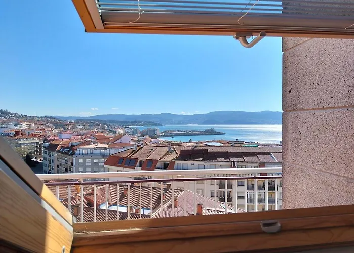 Oasis Costero Espectacular Terraza Y Vistas De Toda La Ria A 50 Metros De La Playa De Silgar Διαμέρισμα Sanxenxo